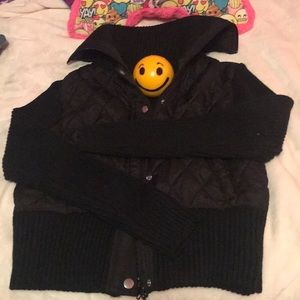 Black heavy jacket/sweater